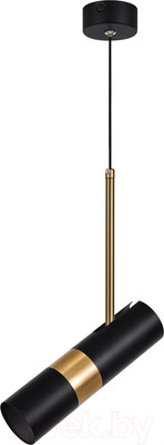 Потолочный светильник ЭРА PL33 BK/GD MR16 GU10 / Б0061382 (черный/золото)