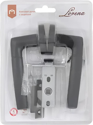 Ручка дверная Lorena 11BI/45 (черный, механизм С45)