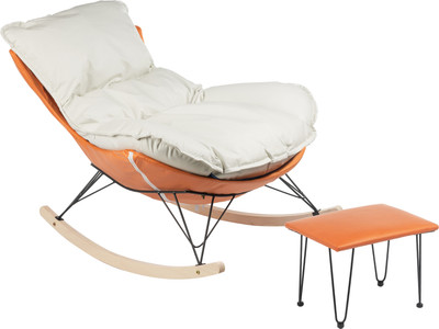 Кресло-качалка Mio Tesoro Монга (оранжевый/белый)
