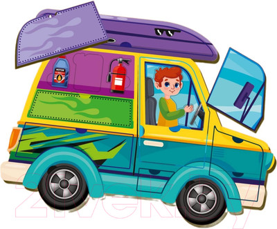 Сортер Лесная мастерская Рамка-вкладыш Машинка / 10181984