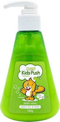 Зубная паста Hanil Meichi Kids Push Apple Mint Со вкусом яблока и мяты (180г)