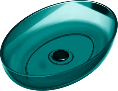 Умывальник Abber Kristall AT2801Aquamarin (бирюзовый)