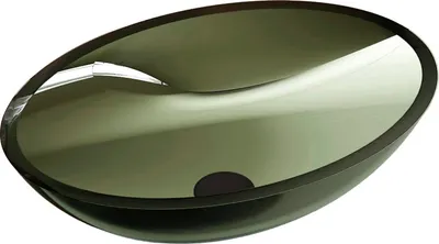 Умывальник Abber Kristall AT2802Vesuvian (оливковый)
