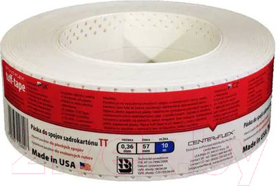 Лента для гипсокартона Strait Flex Tuff-Tape TT10 (0.057x10м)