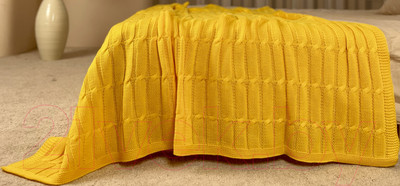 Плед Romgil РВ0065-АК6 (120x160, солнечно-желтый)