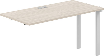 Стол модульный Norden 280x60x75 / SG.264.OL.63.WH (белый/дуб светлый)