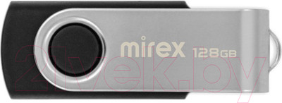 USB flash накопитель Mirex Swivel Black 128Gb (13600-FMURS128)