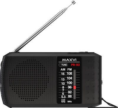 Радиоприемник Maxvi PR-03 (черный)