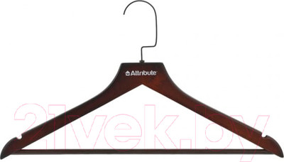 Набор деревянных вешалок-плечиков Attribute Geometry AHM301 (3шт)