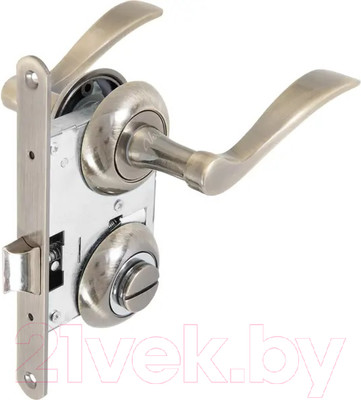 Ручка дверная Lorena 194AB/70 завертка (бронза, механизм L70)