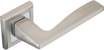 Ручка дверная Lorena 400SN/45 (белый никель, механизм С45)