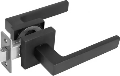 Ручка дверная Lorena 88BI/45 (черный, механизм С45)