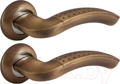 Ручка дверная VERDI 26АВ/45 (бронза, механизм С45)