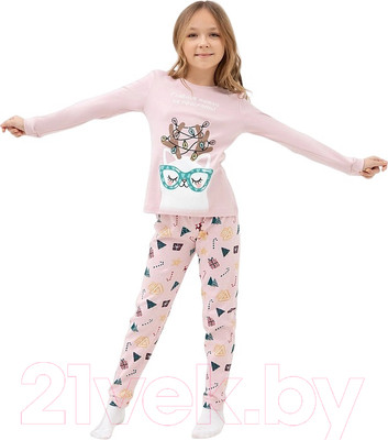 Пижама детская Mark Formelle 567722 (р.116-60, светло-розовый/сладости на розовом)