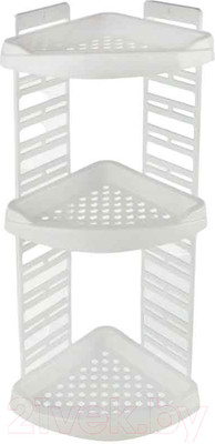 Полка для ванной Росспласт Элегант Плюс (белый)