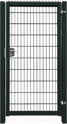 Каркас для калитки Белзабор С врезным замком 0.98x1.5м с 3Д (ПП 7016, правые петли)