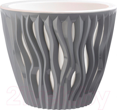 Кашпо La Decoro Вдохновение / КШ-9675 (серый жемчуг)