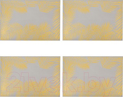 Плейсмат Nouvelle Папоротник / 9903339-3-Н4 (4шт, серый)