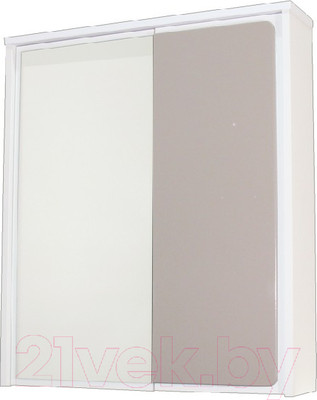 Шкаф с зеркалом для ванной СанитаМебель Этна 17.650