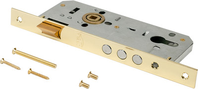 Замок врезной VELA 2600-G (золото)