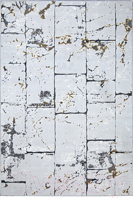 Ковер Mafy 5750 Alassa 80x150 / MF-00042 (серый/желтый)