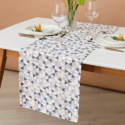 Дорожка на стол Этель Треугольники / 9596584 (40x149)