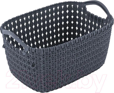 Корзина Эльфпласт Paola / EP465 (8л, графитовый)