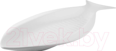 Тарелка для рыбы Lenardi Bianco 118-044