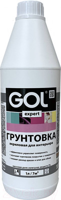 Грунтовка GOL Expert Интерьерная акриловая (1л)