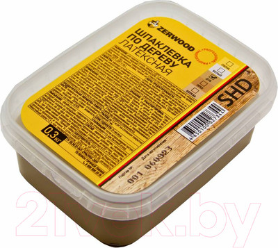 Шпатлевка готовая Zerwood SHD по дереву латексная (300г, дуб)