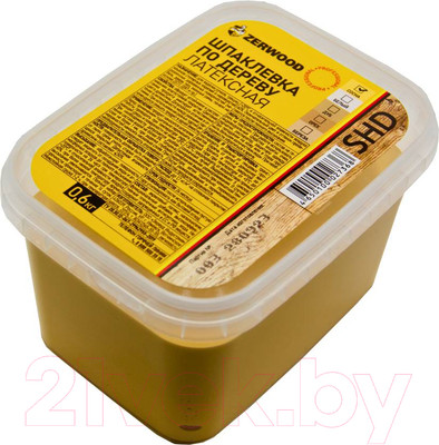 Шпатлевка готовая Zerwood SHD по дереву латексная (600г, сосна)