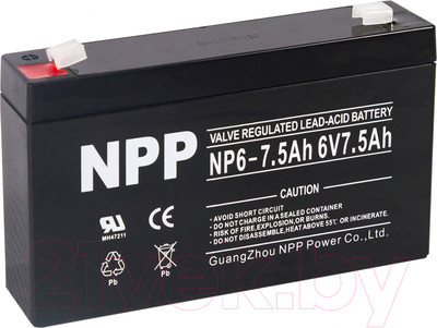 Аккумуляторная батарея NPP NP6 7.5Ah 6V