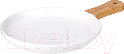 Тарелка столовая обеденная Lefard Native / 761-088 (с ручкой)