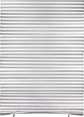 Штора-плиссе Рыжий кот Skandi Самоклеящаяся 60x180 блэкаут / 106824 (белый)