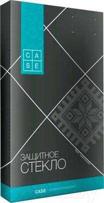 Защитное стекло для телефона Case 3D Premium для iPhone 12 / 12 Pro (черный)