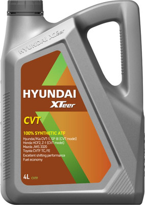Трансмиссионное масло Hyundai XTeer CVT / 1041413 (4л)