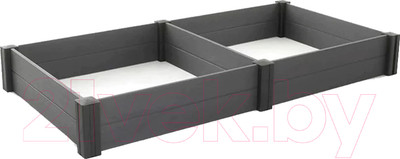 Грядка модульная Keter Vista 2 / 252530 (серый)