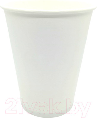 Набор бумажных стаканов Raivbel БС-250 Евро (100шт, белый)