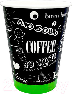 Набор бумажных стаканов Raivbel БС-250 Евро Sweet (100шт)