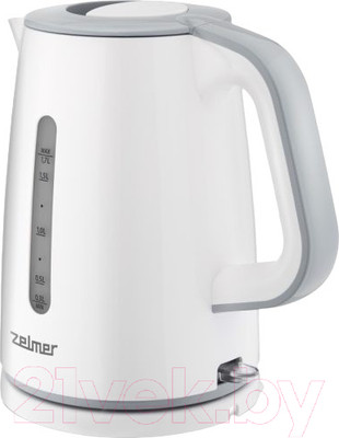 Электрочайник Zelmer ZCK7620S (белый/серый)