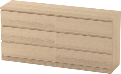 Комод Mio Tesoro Варма 6D (дуб беленый)