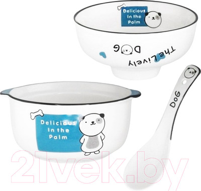 Набор салатников Lenardi 315-063 (с ложкой)