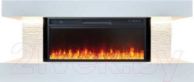 Каминокомплект Смолком Madison V42 + Vision 42 LED (бьянко белый)