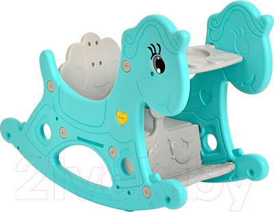 Качалка детская Pituso Лошадка / YYR20246 (голубой)