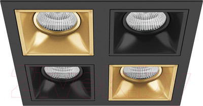 Комплект точечных светильников Lightstar Domino / D54703070307