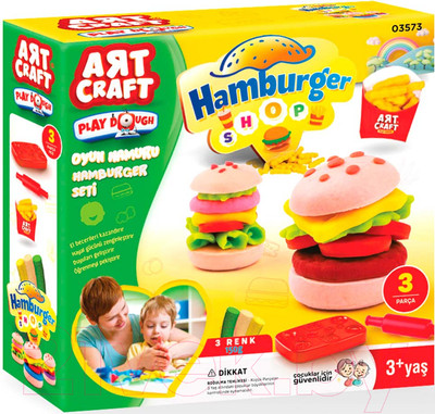 Набор для лепки Aяt Craft Мини-бургерная / 03573