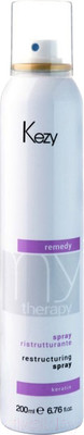 Спрей для волос Kezy Restructuring Реструктурирующий и разглаживающий с кератином (200мл)
