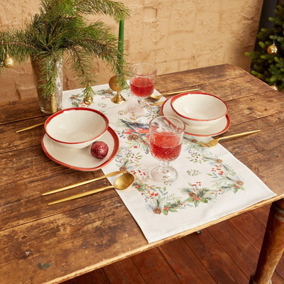 Дорожка на стол Этель Сhristmas bells / 7346932 (30x70)