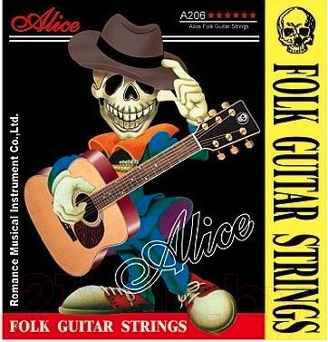 Струна для акустической гитары Alice A206-SL