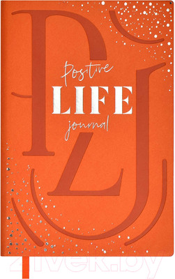 Записная книжка Escalada Виннер. Мысли позитивно! / 64054 (96л, оранжевый)